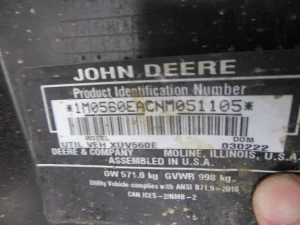 2022 JOHN DEERE GATOR XUV560E Utility Cart for Sale17