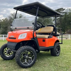 2020 E Z GO TXT 2+2 EFI Gas Orange for Sale (1)