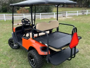 2020 E Z GO TXT 2+2 EFI Gas Orange for Sale (2)