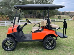 2020 E Z GO TXT 2+2 EFI Gas Orange for Sale (3)
