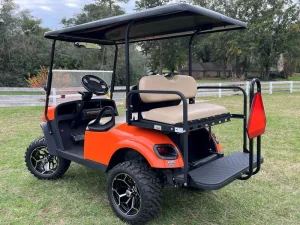 2020 E Z GO TXT 2+2 EFI Gas Orange for Sale (4)