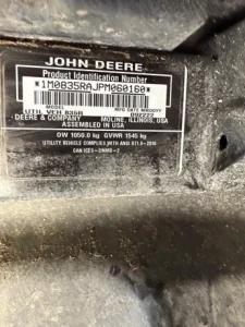 2022 John Deere Gator XUV 835R 4WD Utility Cart Pre Owned For Sale (3)