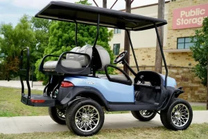 2023 CLUB CAR Onward 4 Passenger Lifted HP Lithium Metallic Ice Blue for Sale (4)
