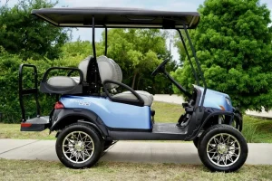2023 CLUB CAR Onward 4 Passenger Lifted HP Lithium Metallic Ice Blue for Sale (8)