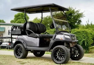 2023 CLUB CAR Onward 4 Passenger Lifted HP Lithium Metallic Midnight Silver for Sale (4)