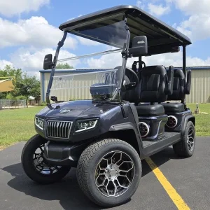 2025 EVolution D5 Ranger 4 Plus Grey Golf Cart for Sale (1)
