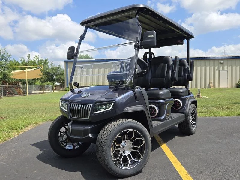 2025 EVolution D5 Ranger 4 Plus Grey Golf Cart for Sale (1)