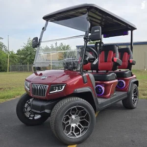 2025 EVolution D5 Ranger 4 Plus Red Golf Cart for Sale (1)