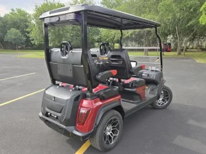 2025 EVolution D5 Ranger 4 Plus Red Golf Cart for Sale (2)