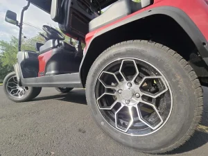 2025 EVolution D5 Ranger 4 Plus Red Golf Cart for Sale (8)