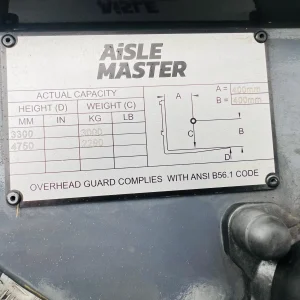 AisleMaster 30Whe Articulated Forklift For Sale (12)