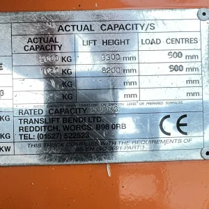 Bendi BE420 Articulated Forklift For Sale (13)