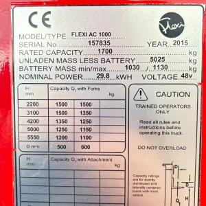 FLEXI G4AC Articulated Forklift For Sale13 (9)