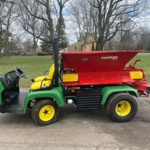 John Deere ProGator 2020A Utility Cart with Tycrop 180 Top Dresser Pre Owned For Sale (1)