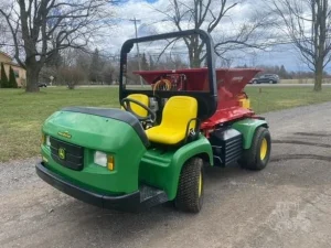 John Deere ProGator 2020A Utility Cart with Tycrop 180 Top Dresser Pre Owned For Sale (3)