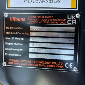 New Hifoune FD30T Diesel Forklift for Sale (2)