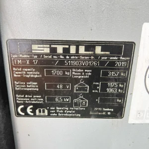 STILL FMX17 Reach Forklift Truck 10500mm Lift for Sale (5)
