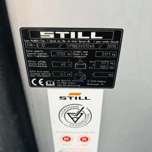 STILL FMX17 Reach Forklift Truck for Sale (7)
