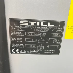 STILL FMX17 Reach Forklift Truck for Sale13 (7)
