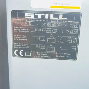 STILL FMX17N Narrow Chassis Reach Forklift Truck for Sale (14)