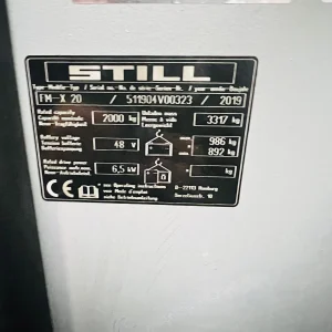STILL FMX20 Reach Forklift Truck 9800mm Lift for Sale (5)