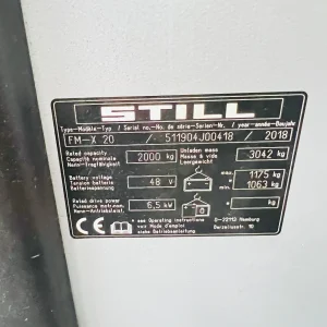 STILL FMX20 Reach Forklift Truck for Sale (9)