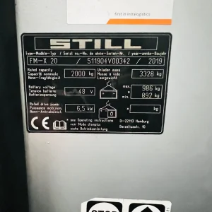 STILL FMX20 Reach Forklift Truck for Sale25 (2)