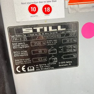 STILL FMX25 Reach Forklift Truck for Sale (11)