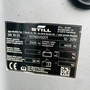 STILL RX70 25 Diesel Forklift for Sale34 (18)