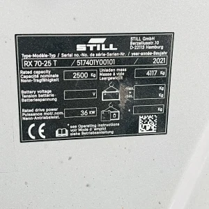 STILL RX70 25T Gas Forklift for Sale (9)