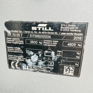 STILL RX70 35T Used Gas Forklift for Sale28 (10)
