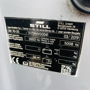 Still RX70 35 Diesel Forklift for Sale33 (8)